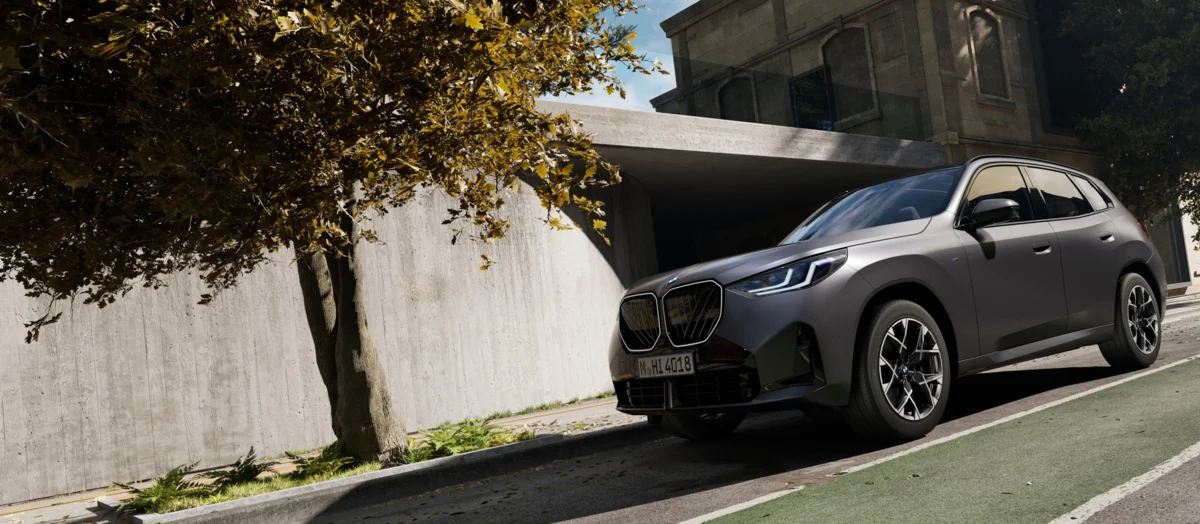 자연을 배경으로 세워진 BMW X3 SUV
